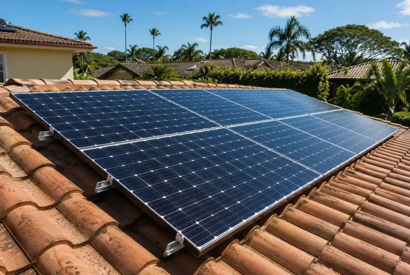 Installation de panneaux solaires à Vergéal